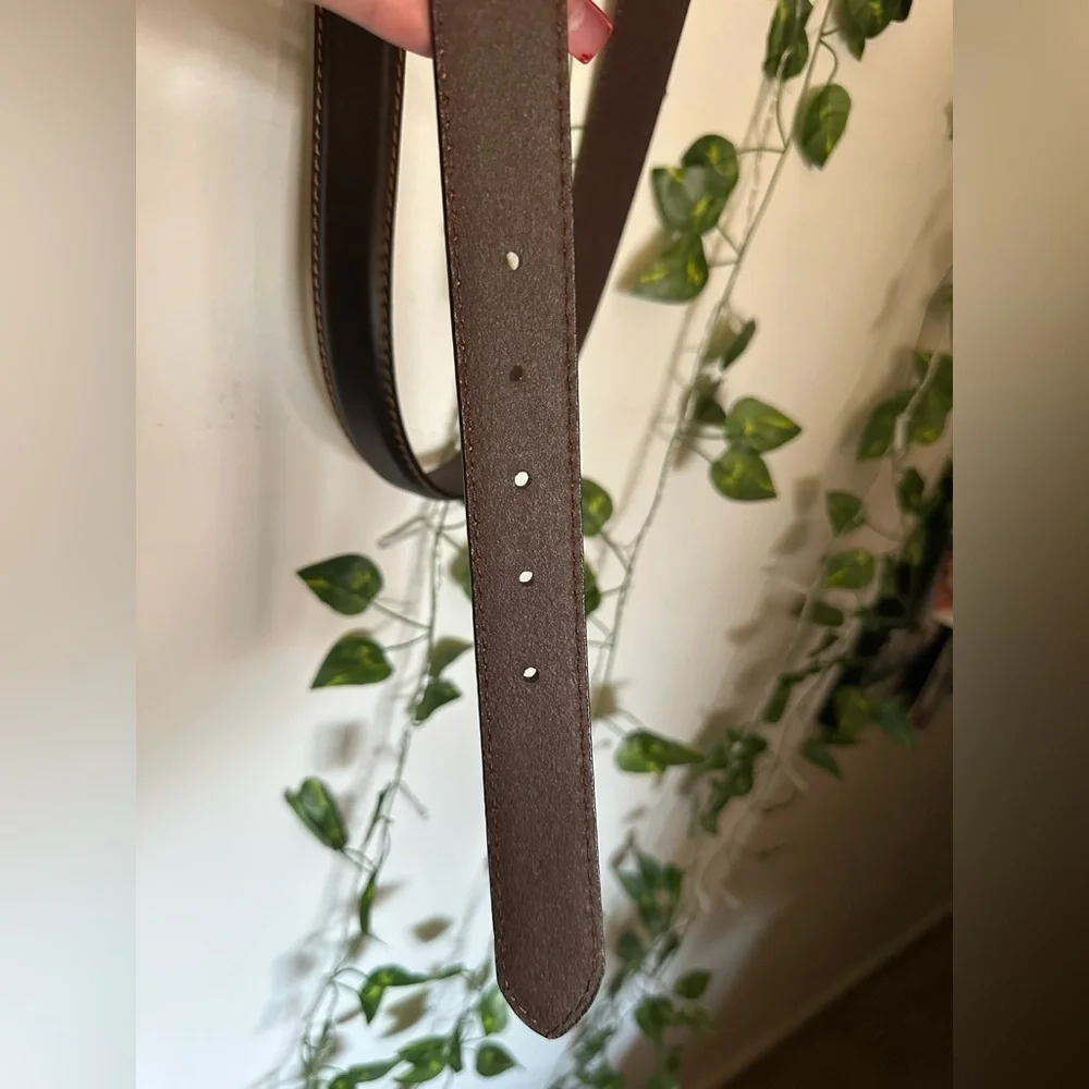 J Mclaughlin Brown Leather Belt